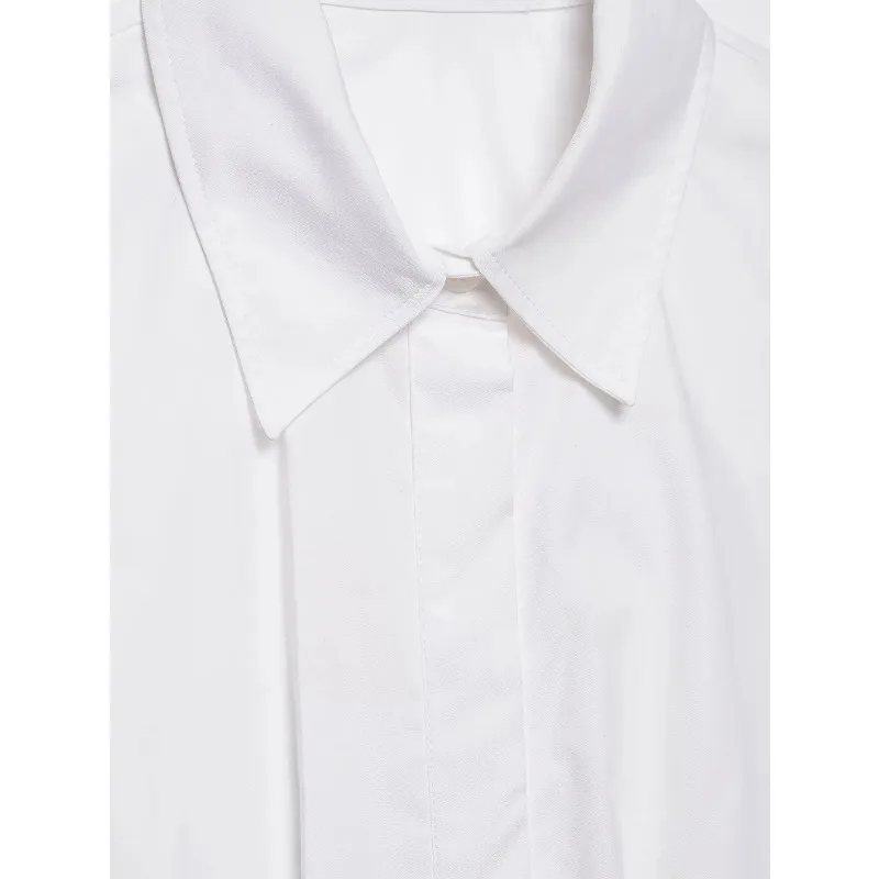 SMVP Summer Women Sleeveless Shirt Lapel Collar Waist Pleated Top Elegant Office Slim Fit Satin Tank Blouse Commuter Workwear