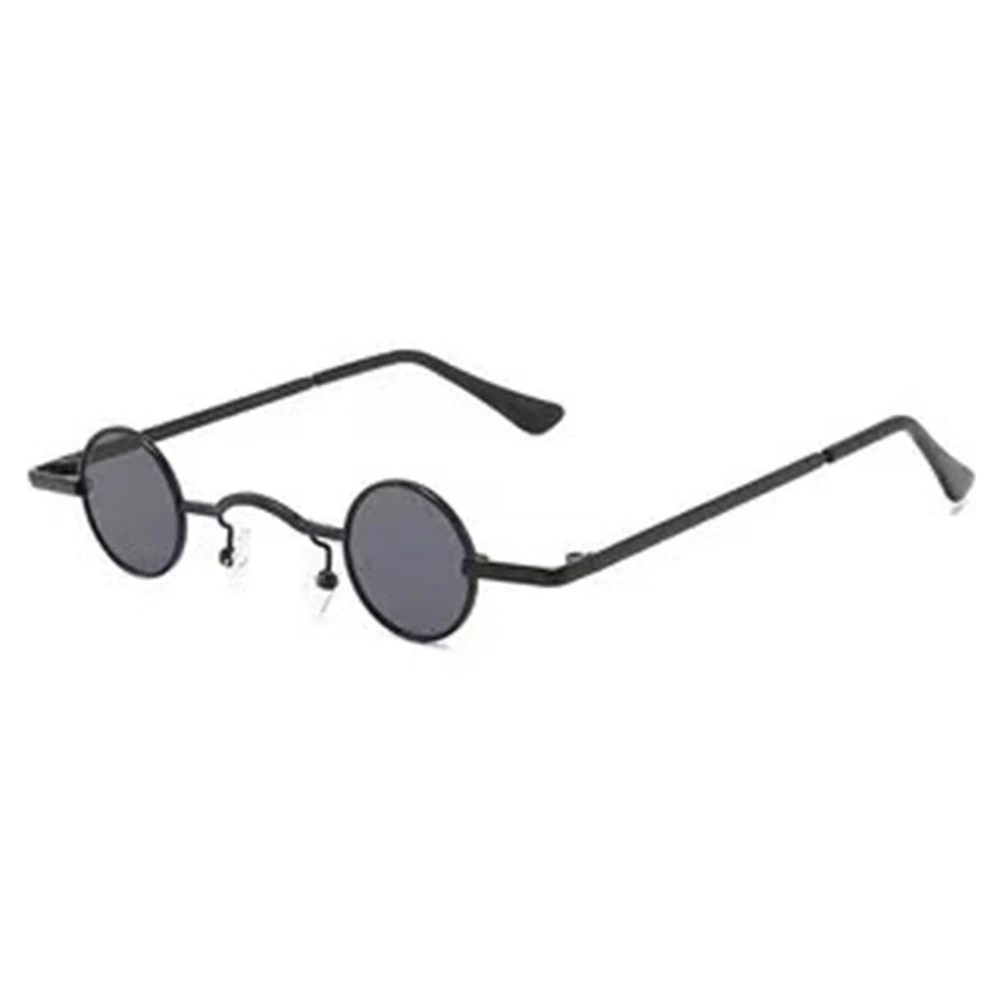 Women Men Hip Hop Candy Color Punk Shades Sun Glasses Small Round Sunglasses