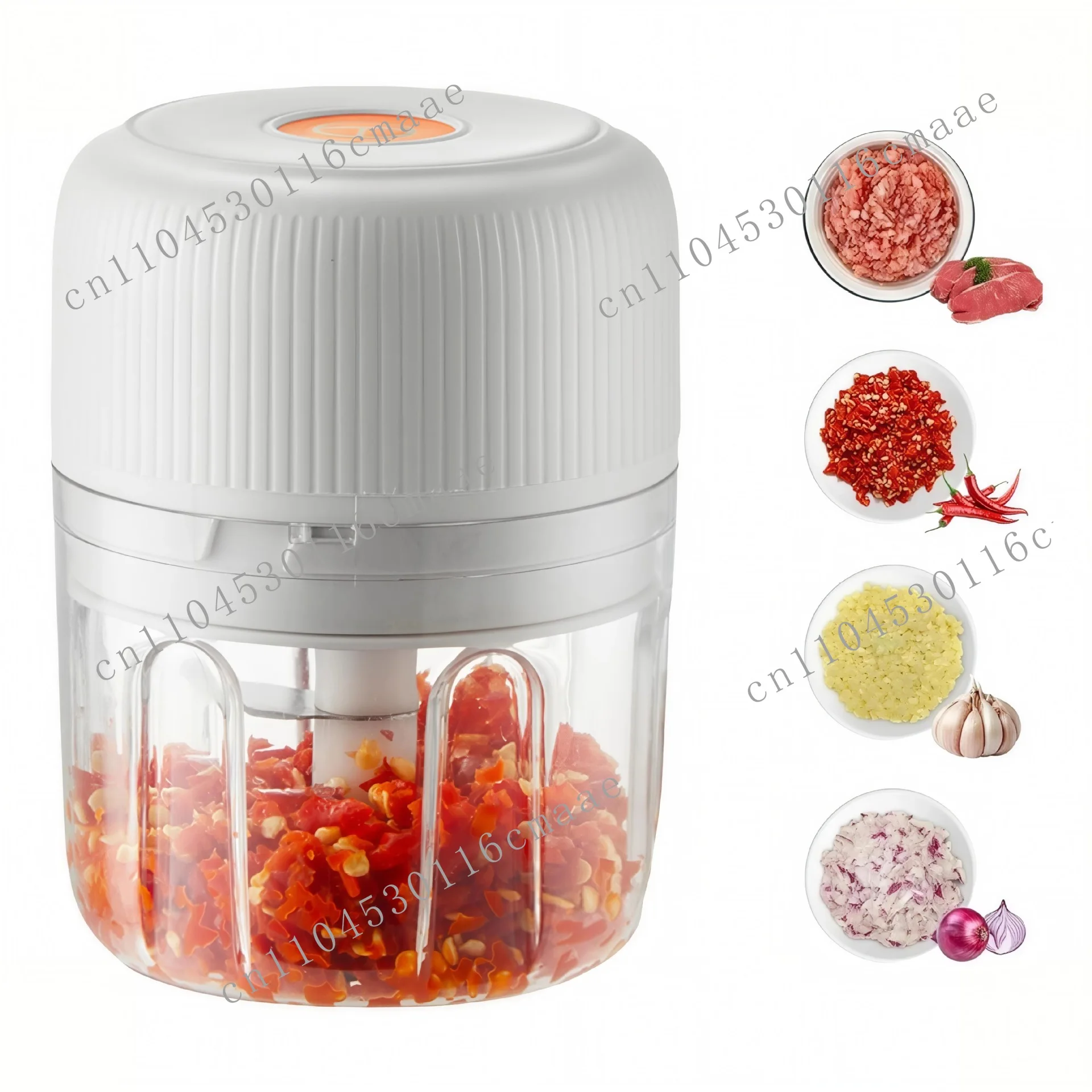 New wireless electric garlic puree, automatic garlic press, stirring and peeling garlic
