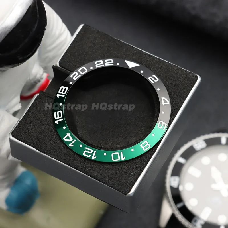 GMT Aluminum Watch Bezel Insert Ring for NH35 NH34 NH36 24H Numeral Watch Ring Replacement Parts Metal Watch Mod Part Accessory