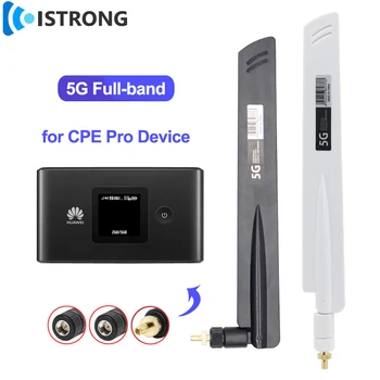 2pcs 5G Full Band เสาอากาศ 18dBi High Gain Amplifier 600-6000MHz TS9 SMA สําหรับปรับปรุงในร่มมือถือ WiFi Router สัญญาณเครือข่าย