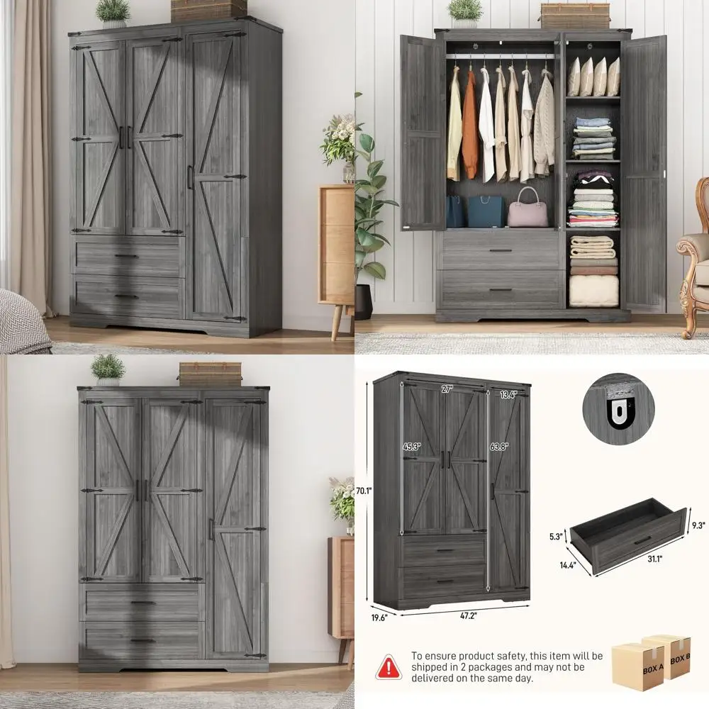 3 Dowardrobe Armoir…