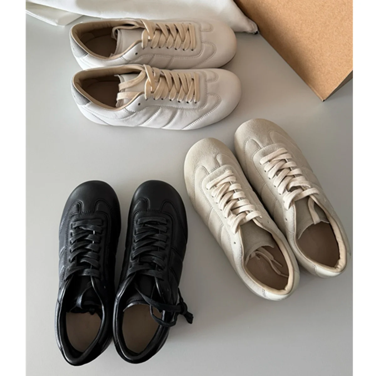 

Jenny&Dave Genuine Leather Soft Comfortable Training Shoes Woman Shoes Women's Sneaker Women Sneakers Women's Sports Shoes