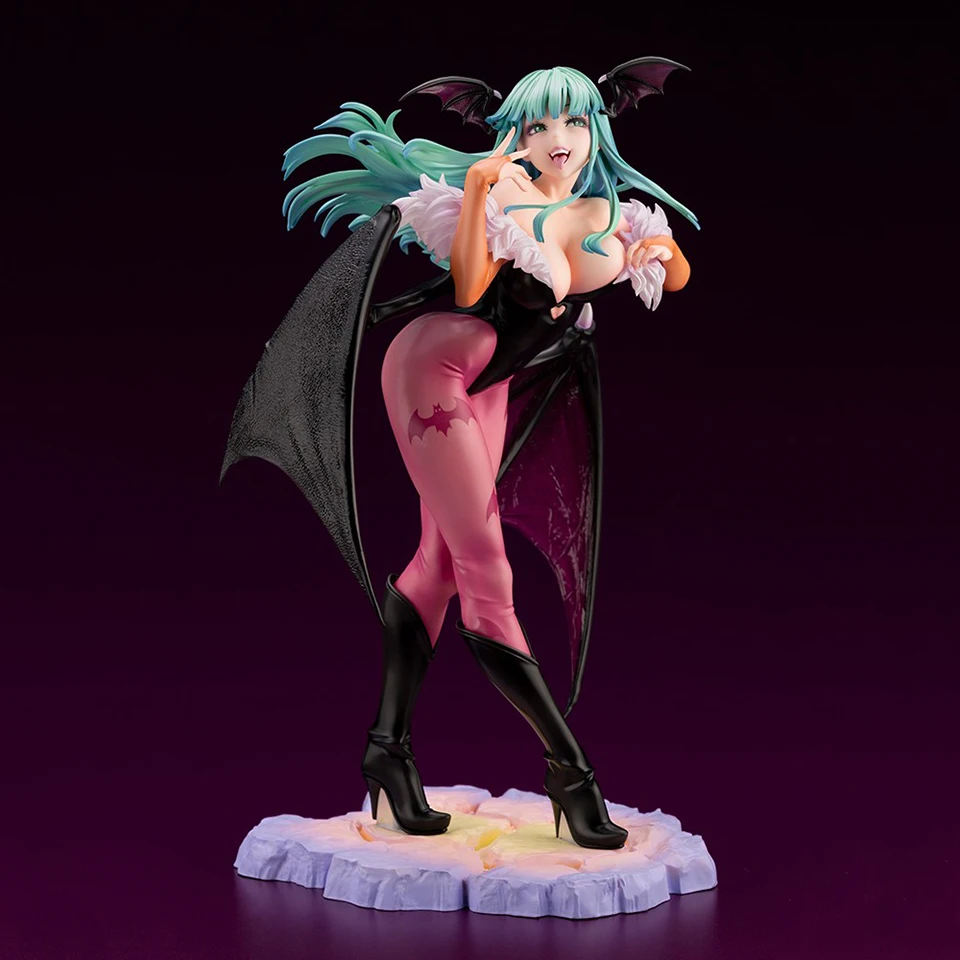 Original Genuine Vampire 23cm Morrigan PVC Action Figurine Statue Collection Decor Model Toy For Children