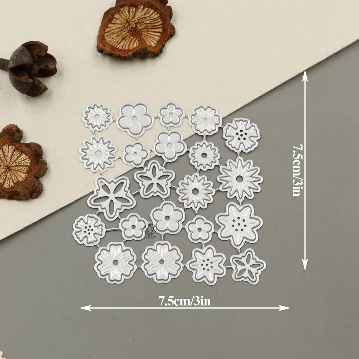 Mini Petal Flower Metal Cutting Dies for Scrapbooking DIY Album Educational Embossing Greeting Card Die Cuts 3D Flowers 2023 New