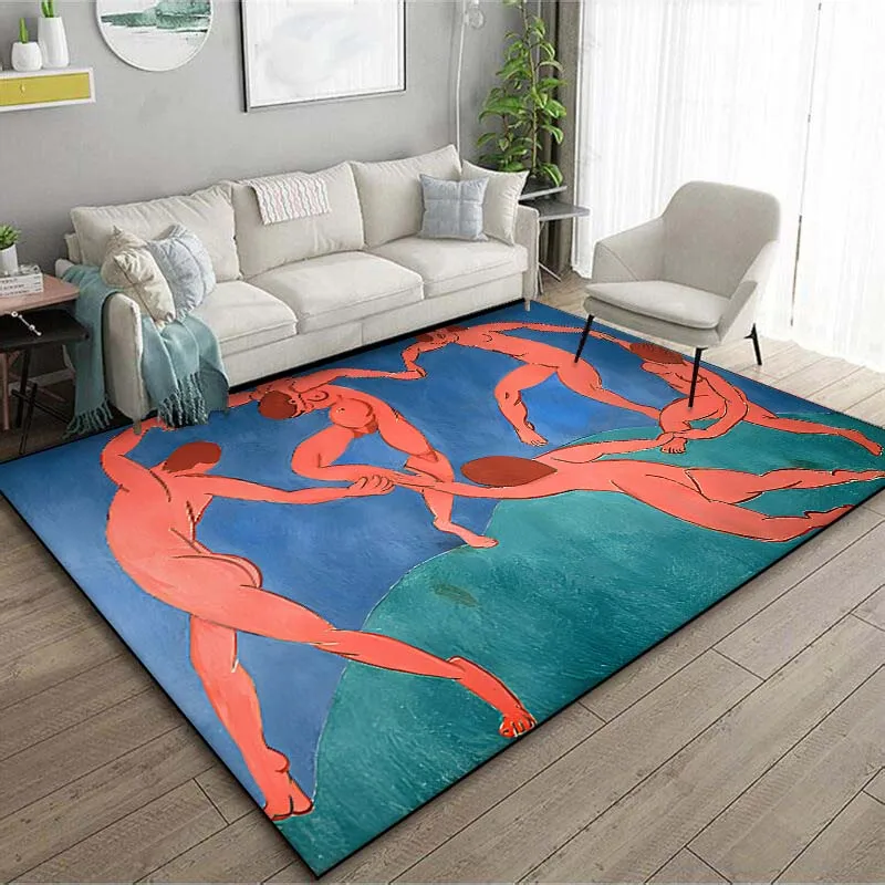 

World Masterpiece Pattern Floor Mat 15 Sizes Living Room Bedroom Bedside Bathroom Floor Mat Bedside Area Rug Master of Fauvism