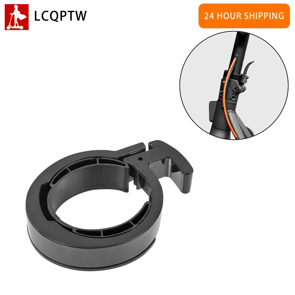 For Electric Scooter Ninebot F20 F25 F30 Front Tube Stem Folding Guard Ring Circle Clasped Guard Ring Buckle Insurance Parts