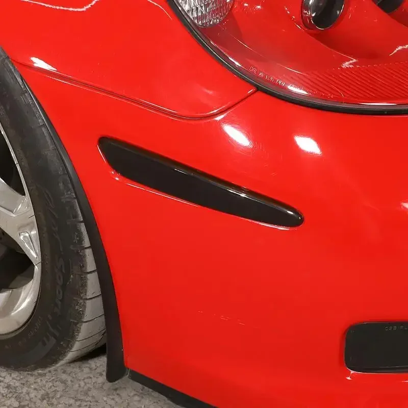 

ABS дымчатый автомобиль передний указатель поворота накладка наклейка автомобильные аксессуары для Chevrolet Corvette C6 2005-2013