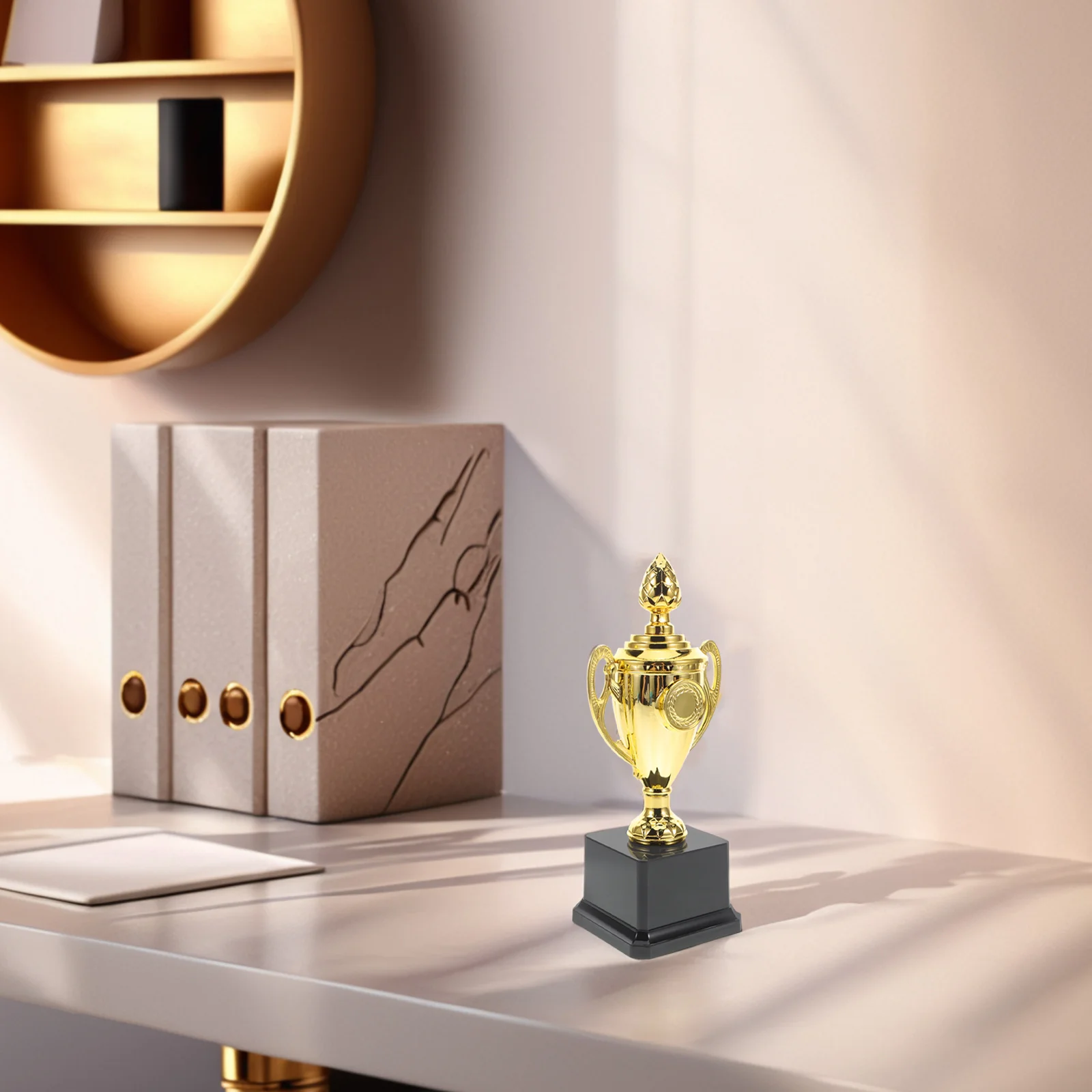 

Creative Plastic Trophy 3D Design Award Ceremony School Competition Winner Decoration Party Trophy Prop For Student Event