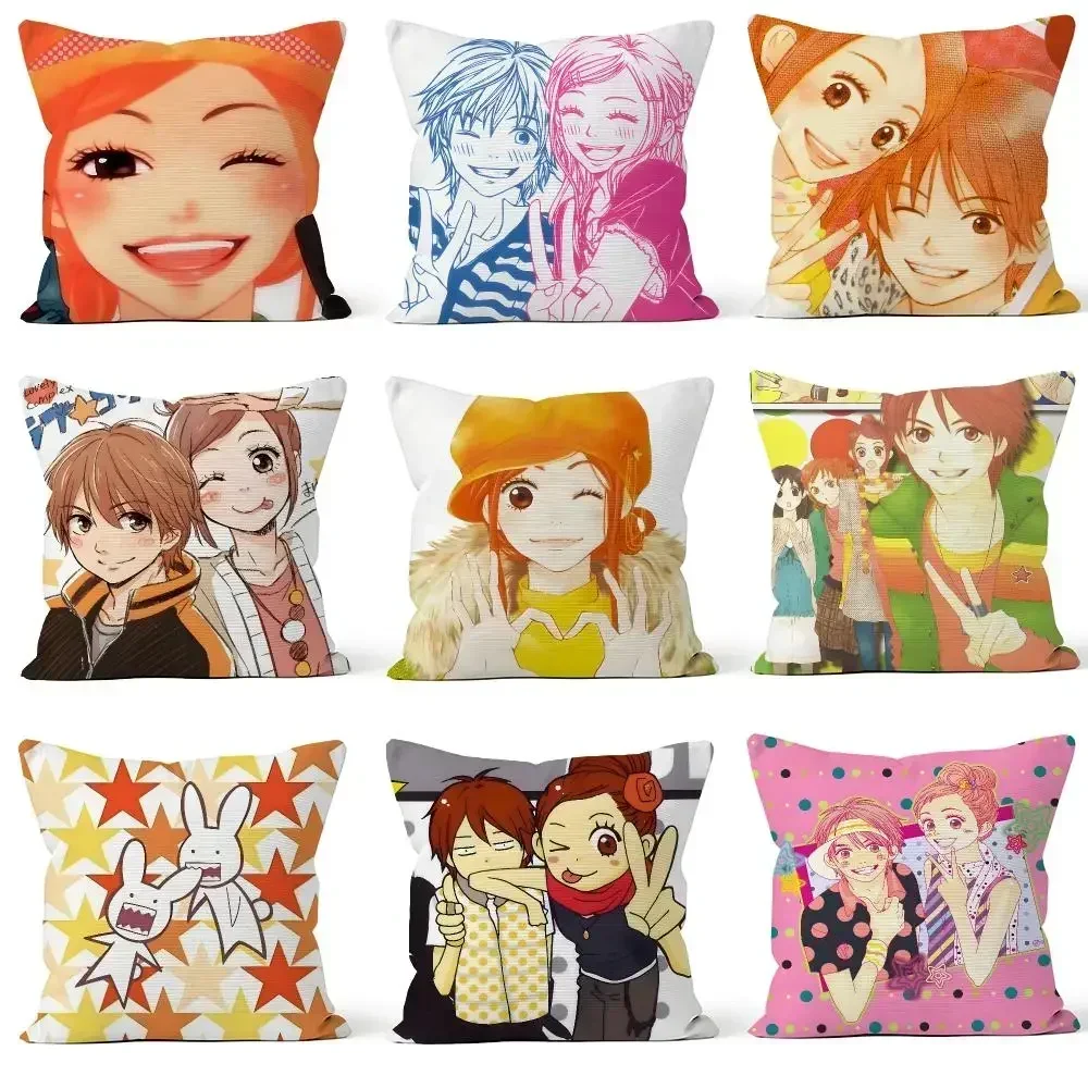 Anime Lovely Complex LoveCom Risa Otani Cushion Cover Throw Pillow Soft Short Plush Cozy Colorfast For Sofa Bedroom Home Decor