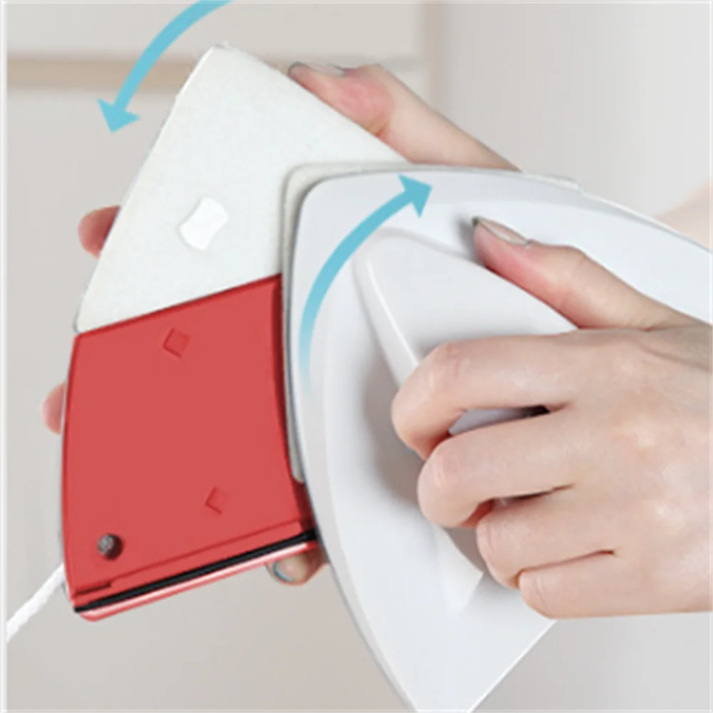 Magnetic Window Cleaner Brush Double-Side Automatic Water Discharge Wiper Glass Window Brush High Rise Outside Window Cleaner