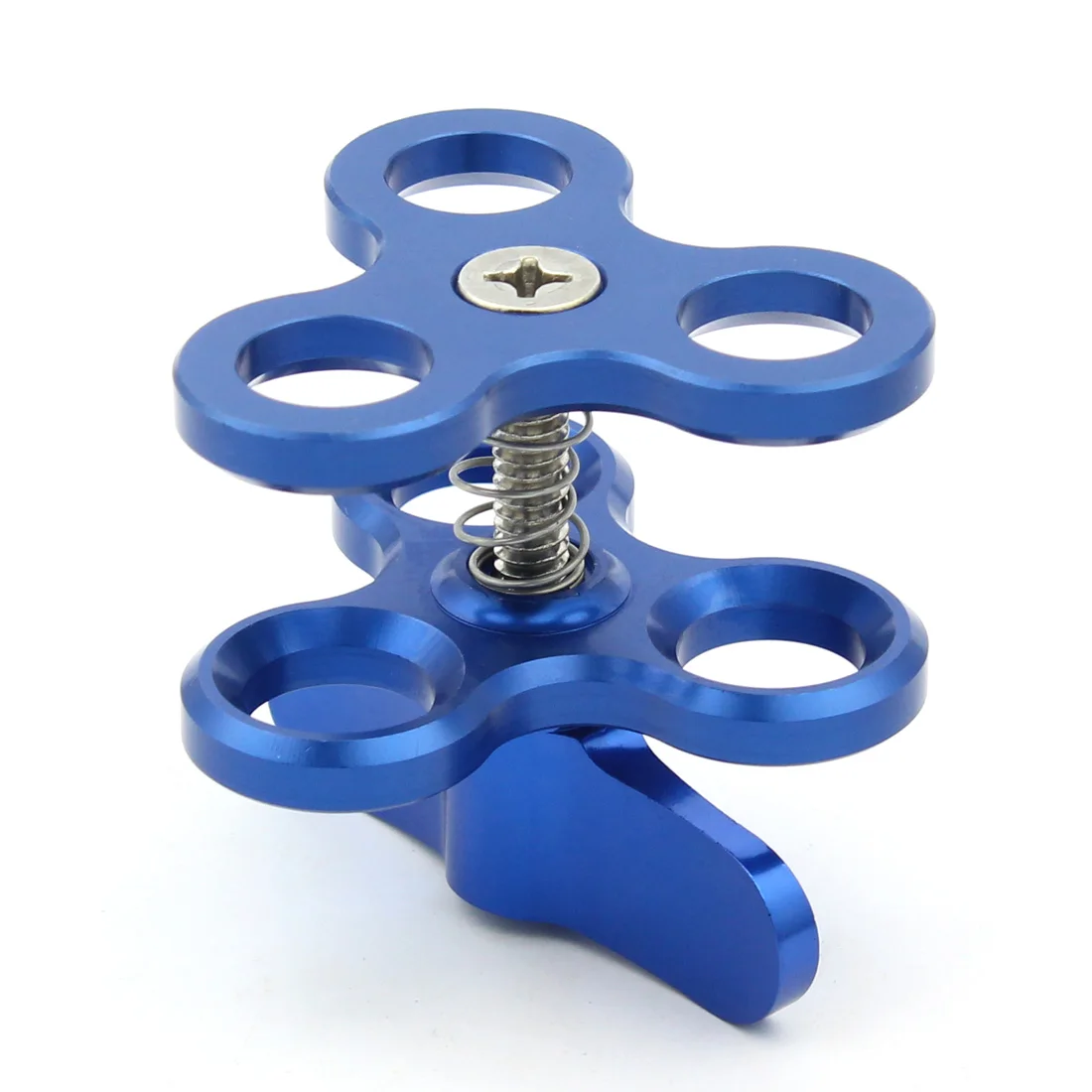 Dreifach-Schmetterlings clip 1 "Kugelkopf-Befestigungs halterung für Gopro 13 Insta360 x4 Tauch schale Ring Licht kugel klemme Stativ kugel adapter – Detail 23