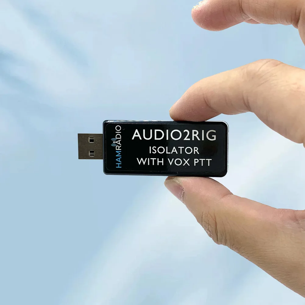 AUDIO2RIG USB كارت الصوت موصل المعزل يدعم VOX PTT التحكم USB محول الصوت موصل الراديو ل كينوود YAESU ICOM