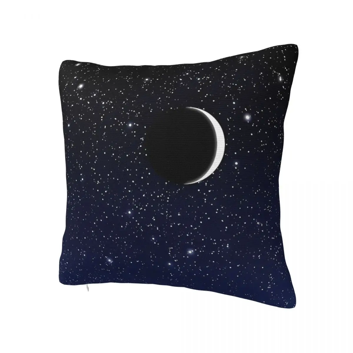 Moon Starry Sky Pillow Cover Polyester Pillow Case Cushion Cover Cute Custom DIY Pillowcases For Office Car Home Decorative