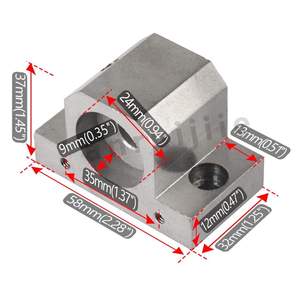 Right Support For WM210V-423 BHC210 HS210 JY210V CTC210 Lathe Spare Parts