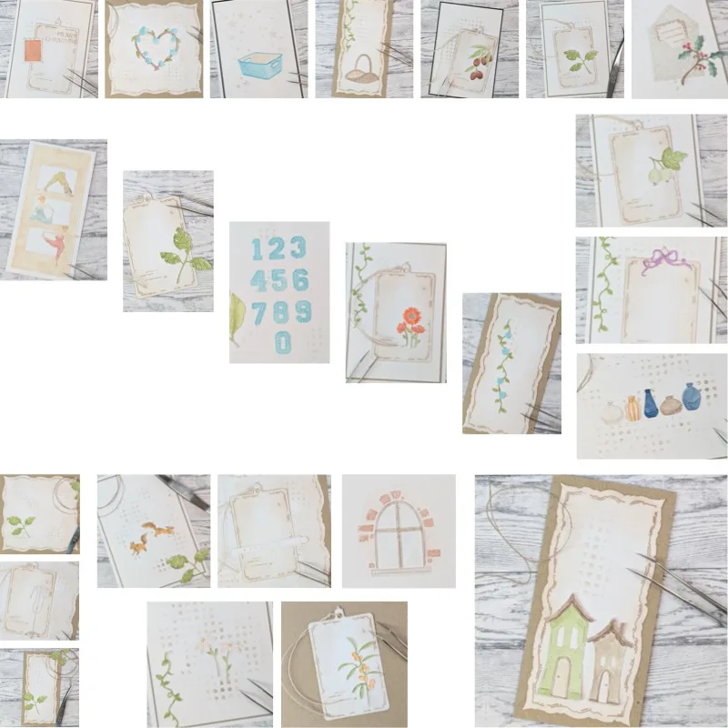 There are fruits next to the leaves Cutting Die Scrapbook Diary Decoration Stencil Embossing Template DIY Greeting Card Handmade