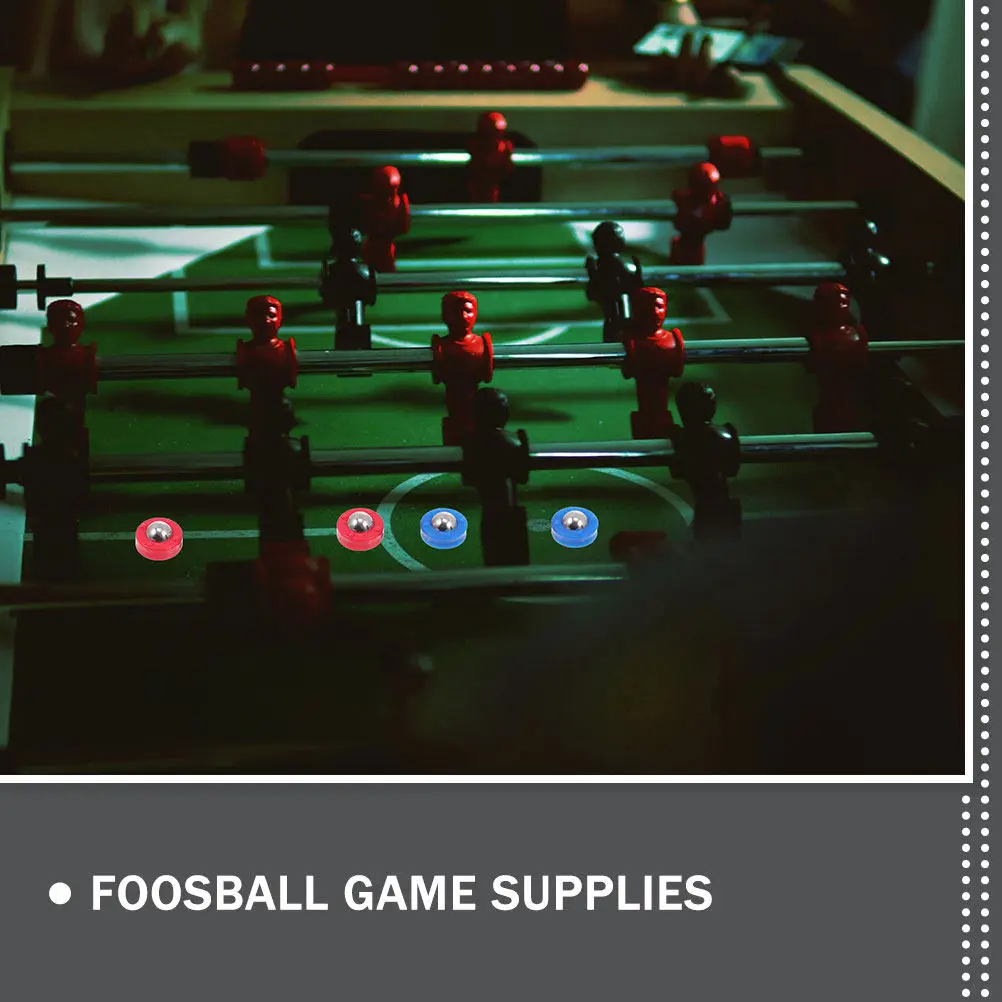 

16Pcs Rolling Beads Set for Table Soccer Games Replacement Sliding Pucks Tabletop Game Accessories Strong Rust Proof Fun Play