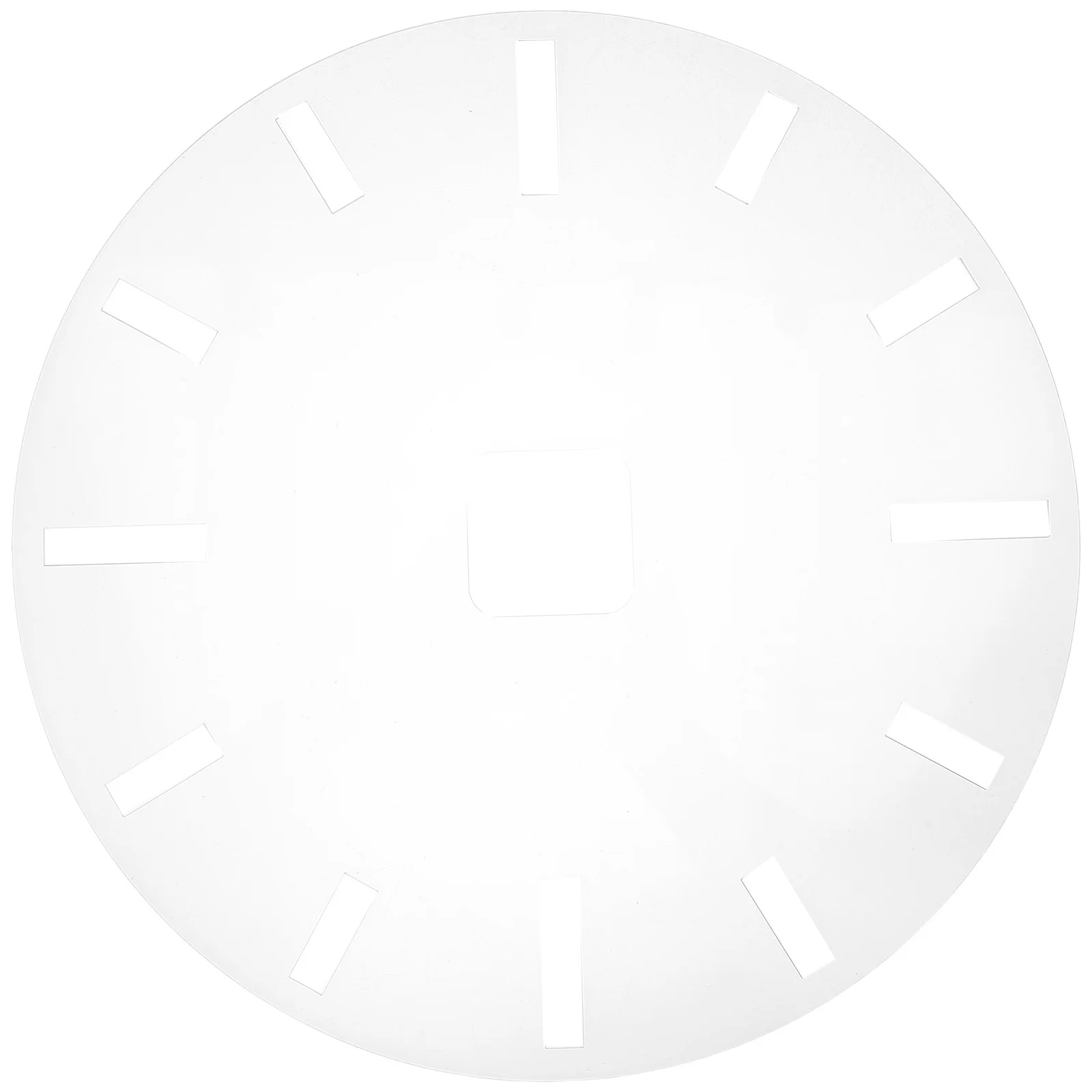 

Acrylic Clock Face Template Transparent Diy Clock Board Inlay Guide For Woodworking Router Stencil Large Circular Dial Insert
