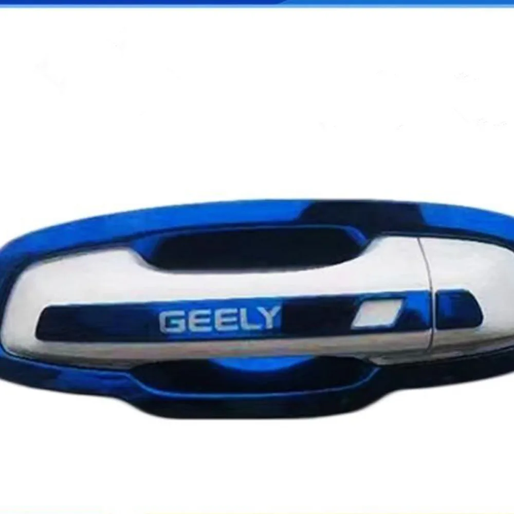 

For Geely Boyue Cool 2023 Door Bowl Handle Decorative Stainless Steel Door Handle Protective Cover Scratch Resistant Paste Match