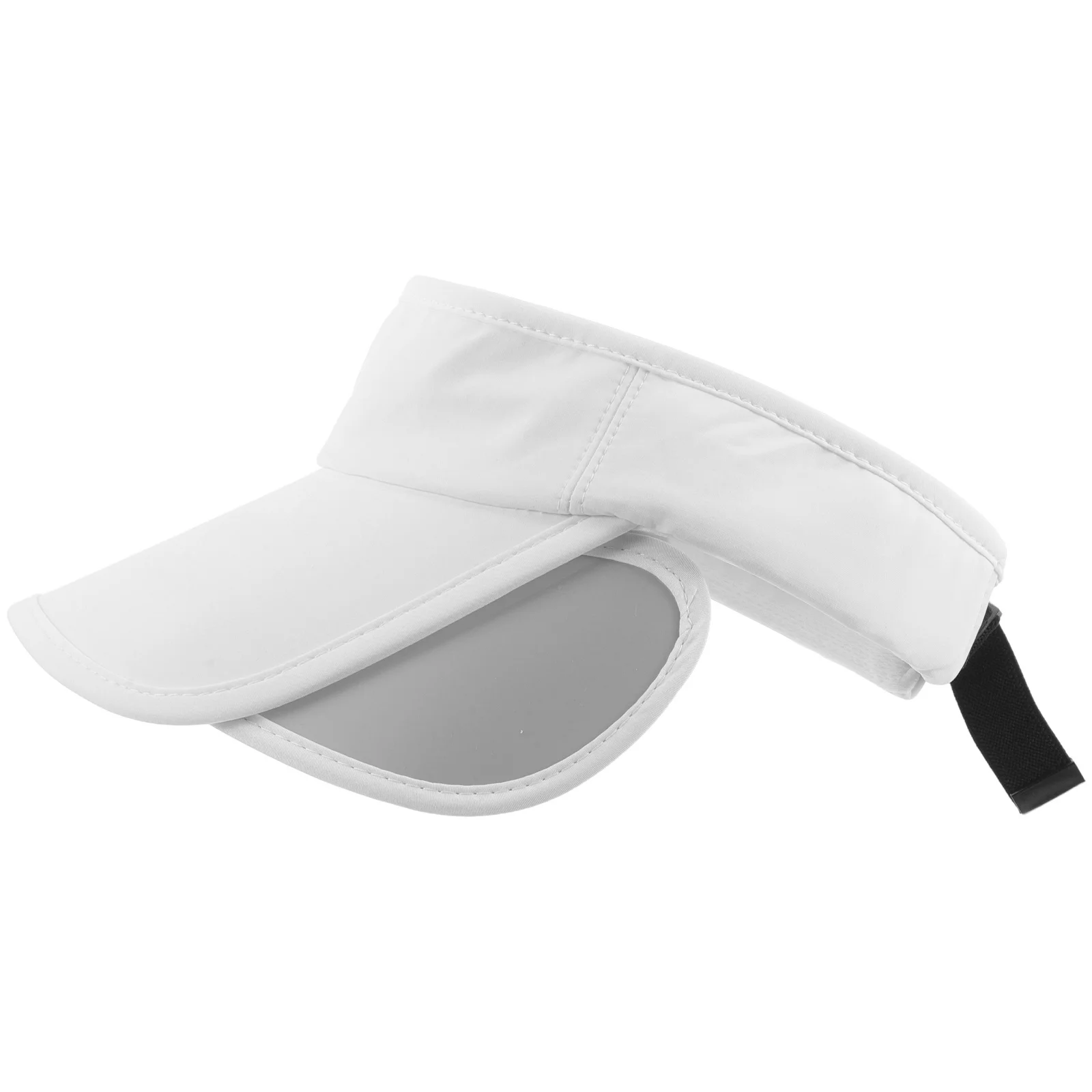

Golf Sun Visor Hat Summer Adjustable Retractable Brim Breathable Lightweight Uv Protection Hollow Top Sunshade Visor for Running