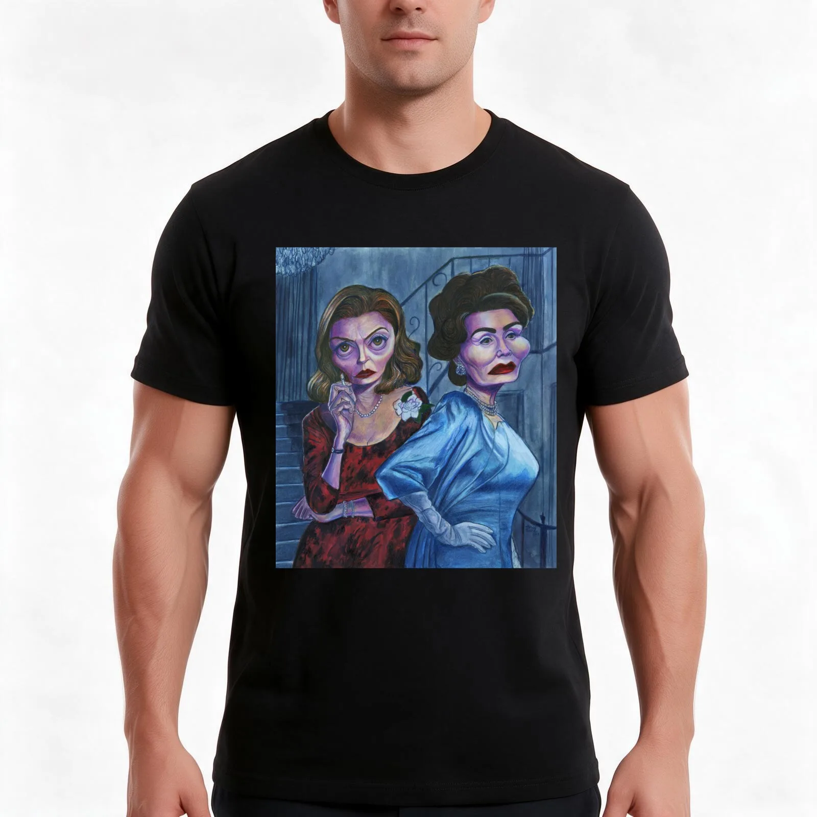 Movie Star Rivals T-Shirt, Summer Casual Cotton Tee, Oversized Streetwear Tops, Vintage Graphic Print, Loose Fit Short Sleeve
