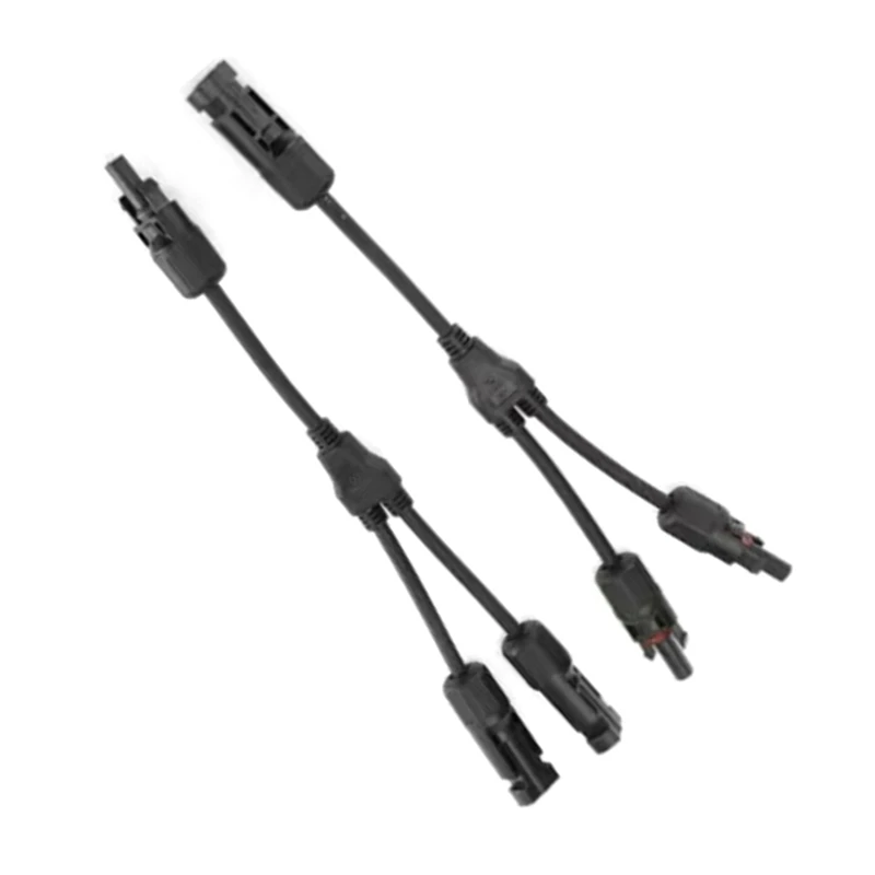 Y-образные параллельные соединители для солнечных батарей с кабелем-адаптером PV, набор инструментов для солнечных панелей (M/FF + F/MM)