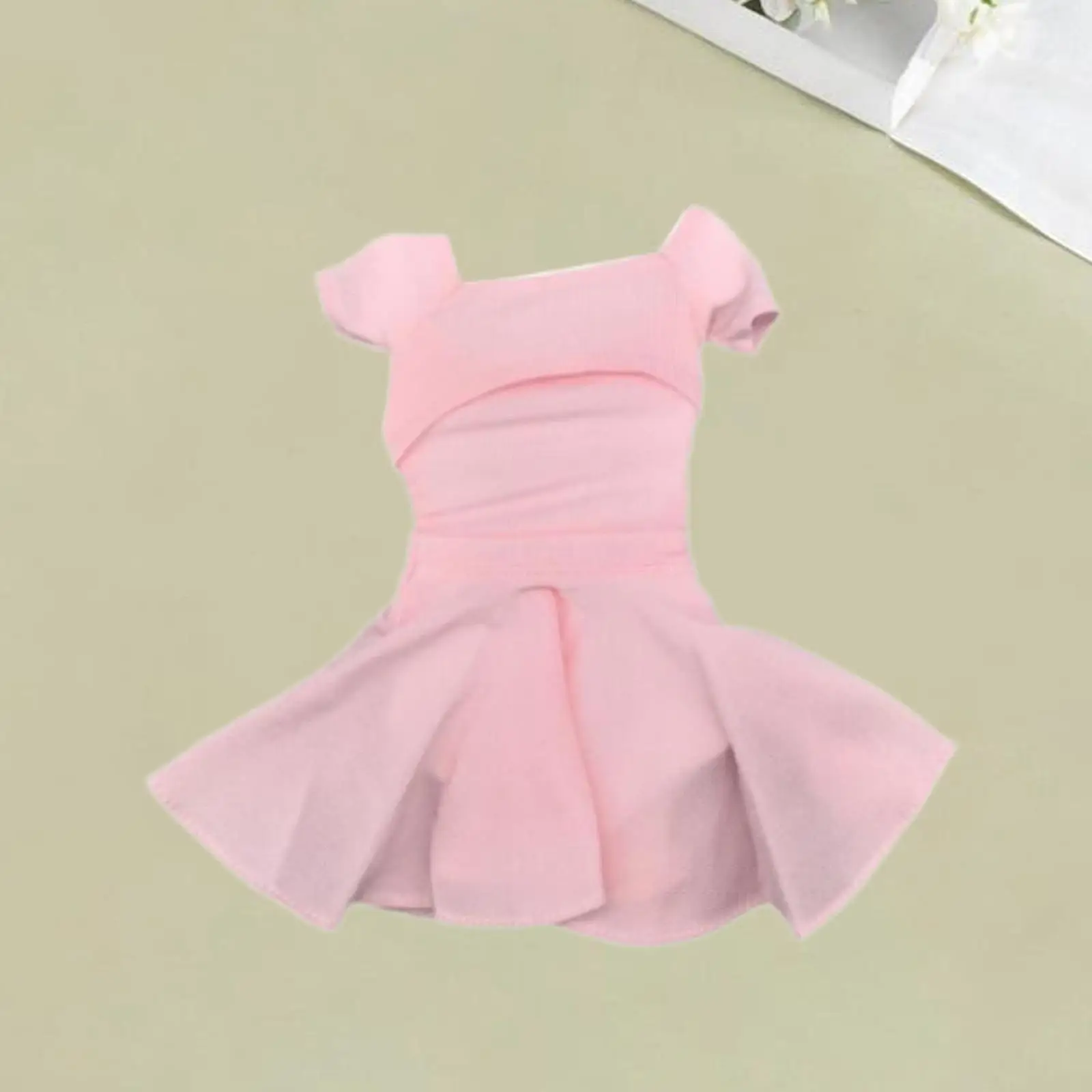 1/6 Schaal Vrouwelijke Figuur Plooirok Pak Mode Miniatuur Pop Kleding Aankleden Holle T-shirt en Rok Set Model Accessoire