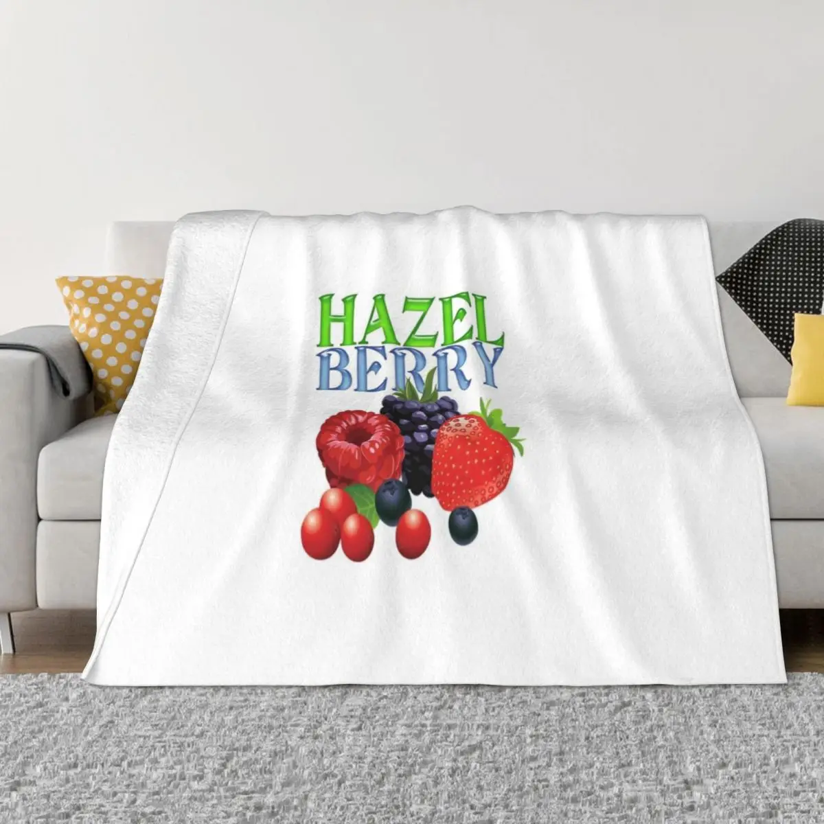 Hazel Berry Throw Blanket Blanket Sofa halloween blanket