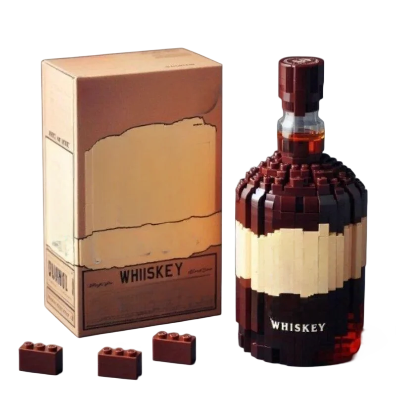 

New Creative Blocks Wine Bottle Building Blocks,Assemble Building Blocks,Creative Building Block,Ornaments, Home Decor,Fun Gifts