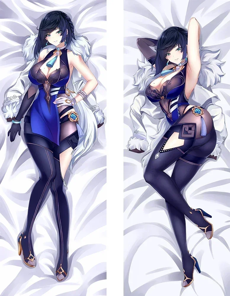 

Game Genshin Impact Yelan Dakimakura Waifu Pillowcase 2-Side Print Pillow Case Hugging Body Cushion Cover Otaku Gift