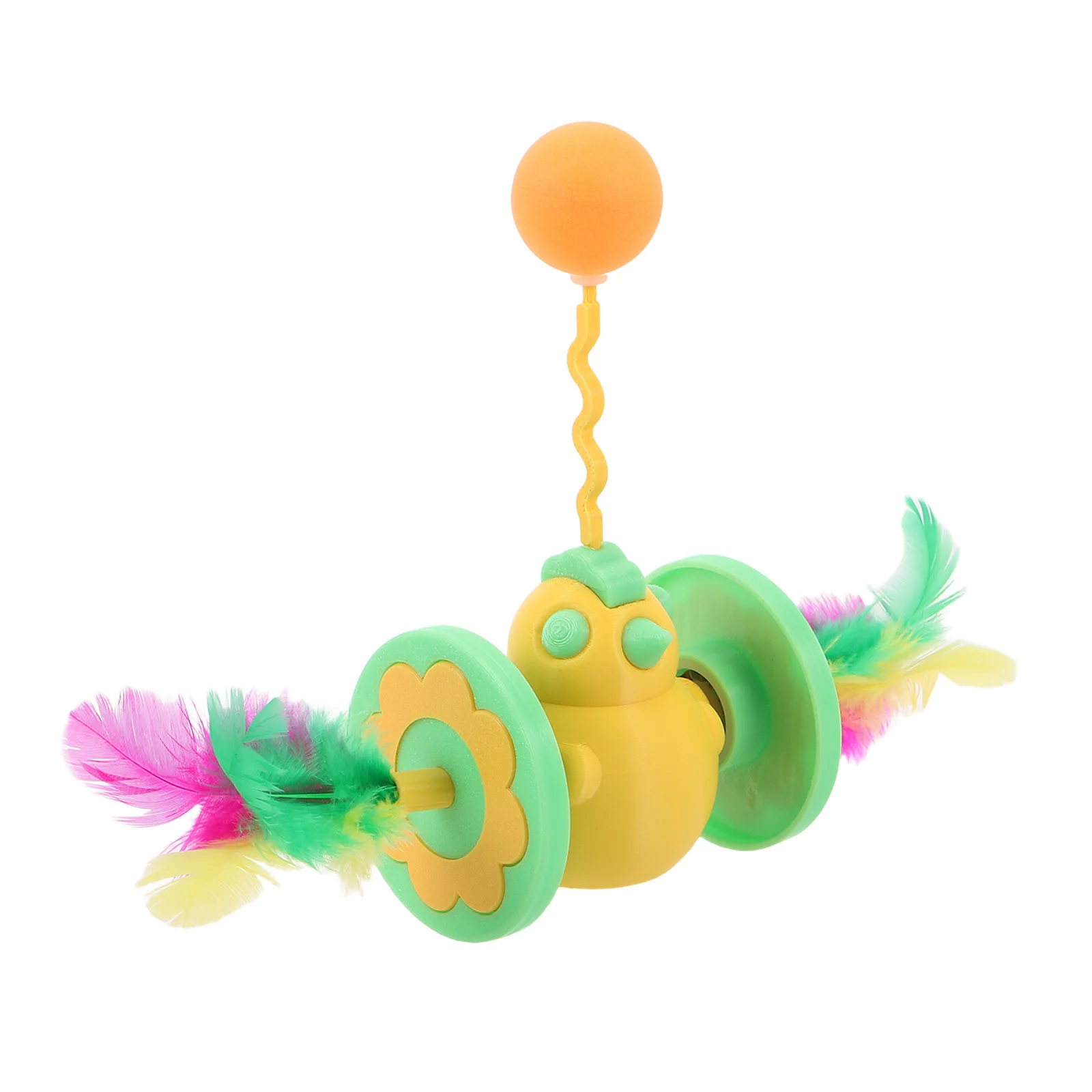 

Interactive Cat Wobbling Tumbler Ball For Indoor Cats Cat Chasing Teaser Game Kitten Exercise Enrichment | Pet For Bored