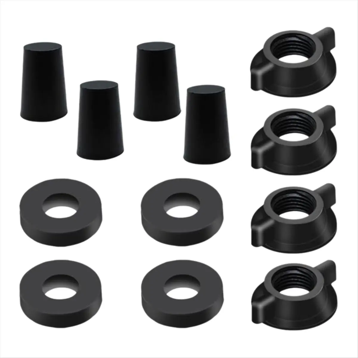 AA83 Replacement Kit for Water Filter System Elements - 4 Wing Nuts, 4 Washers & 4 Silicone Blocking Plugs