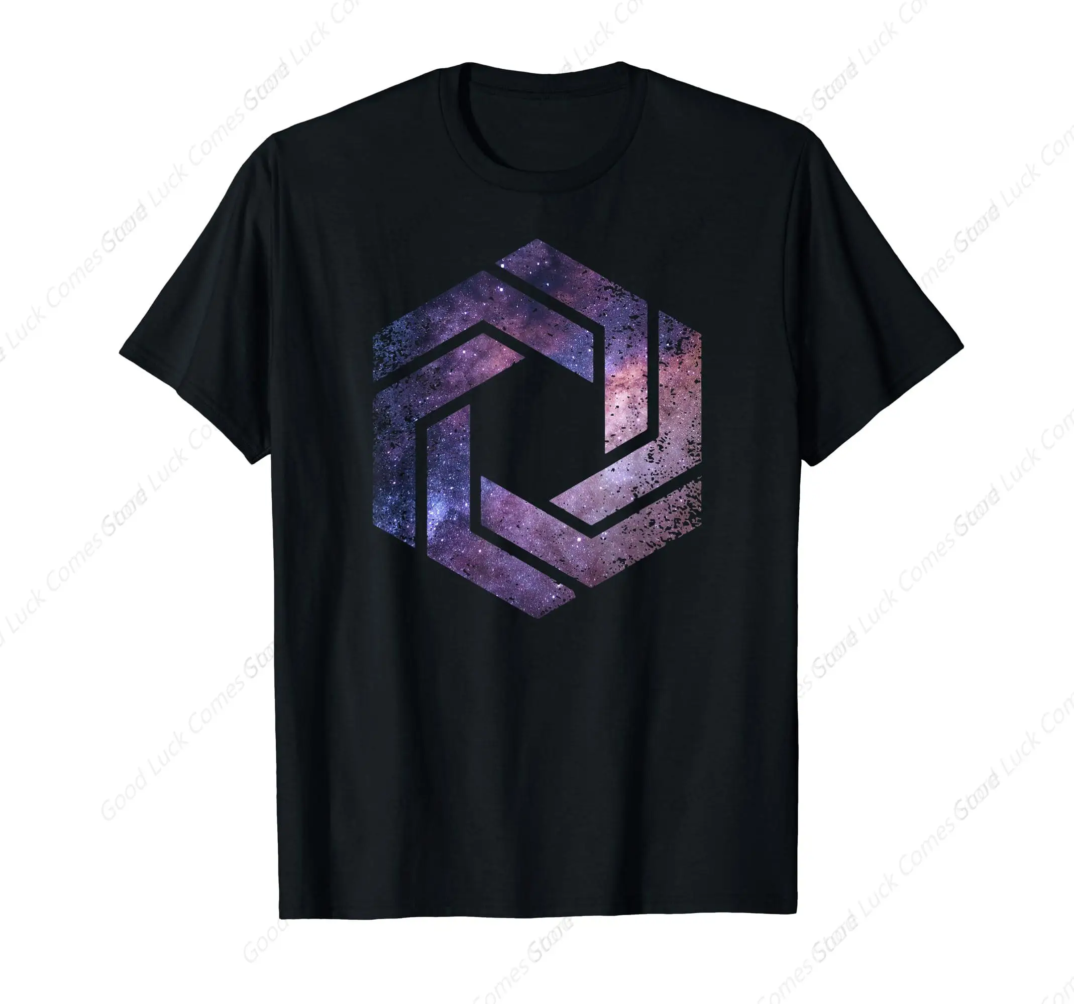 Geometric Space - Sacred Geometry Shape Hexagon Symbol Gift T-Shirt