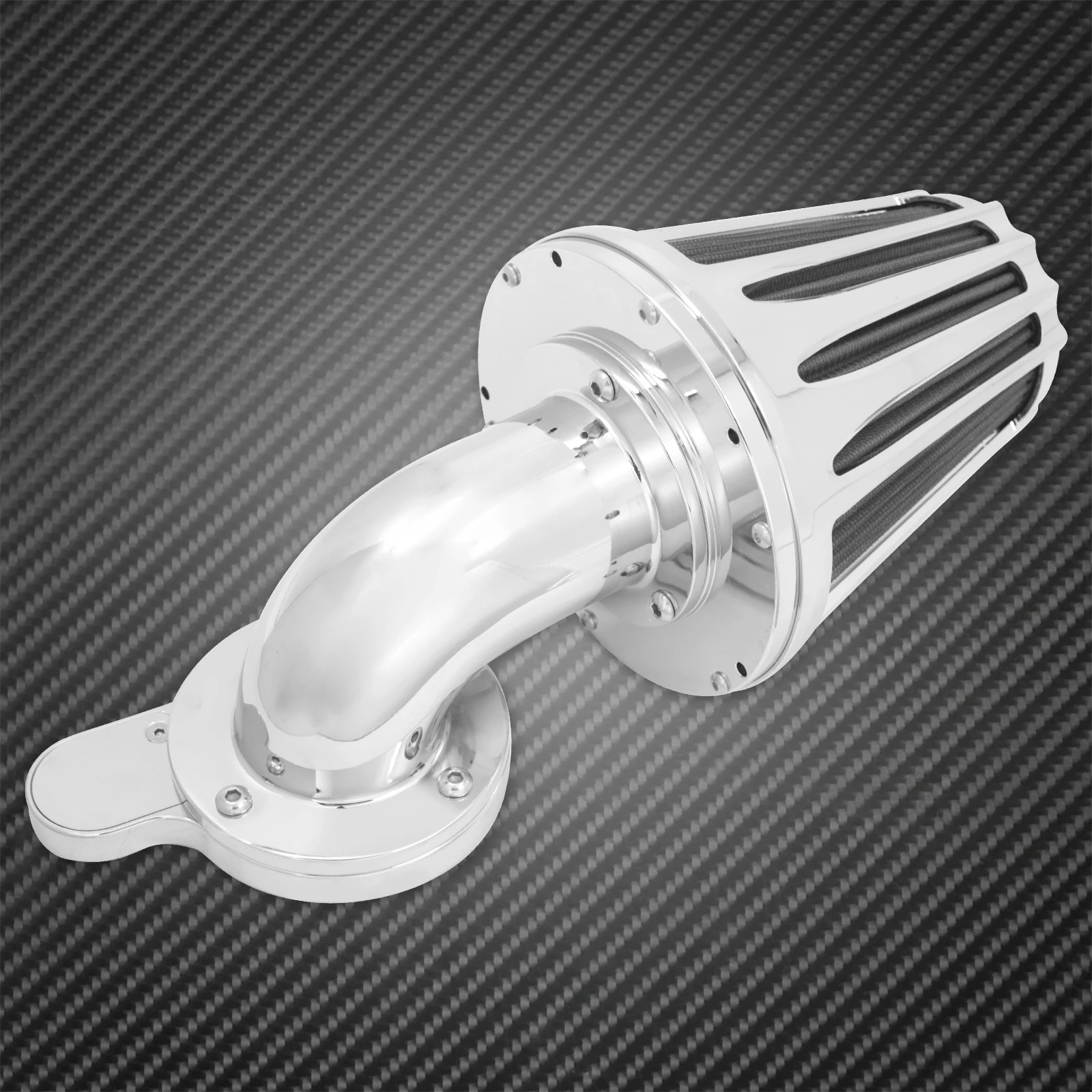 Motorcycle Chrome Air Cleaner Filter System Intake Kit For Harley Sportster XL 883 1200 48 72 Roadster Custom Super Low Iron