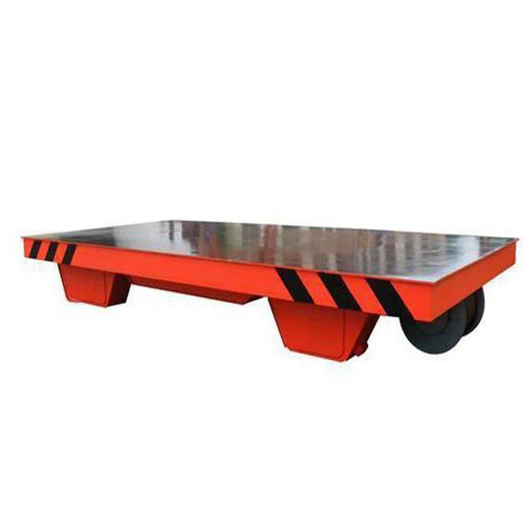 Industrial Electric Flatbed Cart Heavy Duty Electric Transfer Trolley