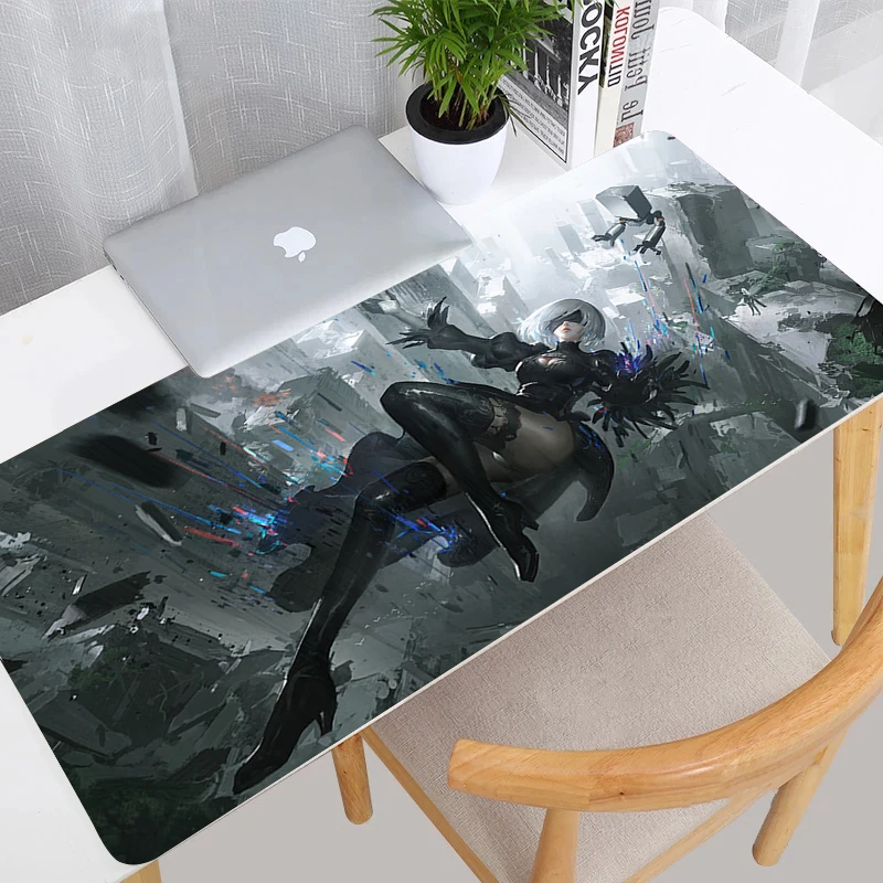 Nier Automata 2b Sexy Kawaii Mouse Pad Laptop Gaming Accessories Anti Slip Mousepad PC Anime Gamer Cabinet Desk Mat Large Carpet