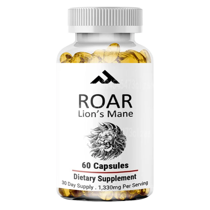 Mushroom Supplement - Plant-based Formula Containing Cordyceps Sinensis, Ganoderma Lucidum, and Shiitake Mushrooms