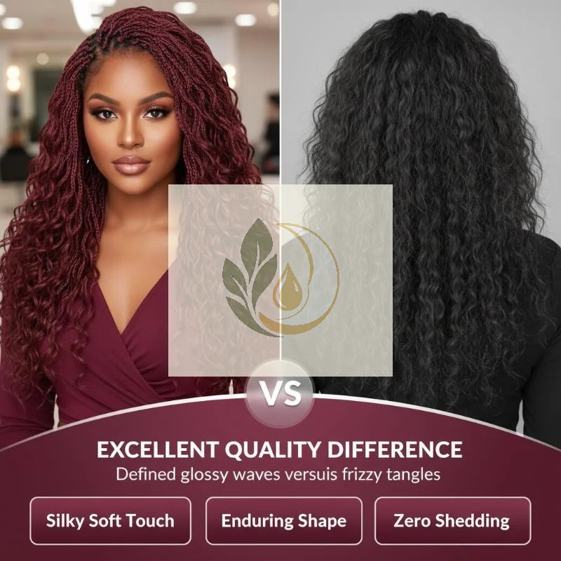 Synthetic Curl Crochet Braids Ocean Wave Twist Braiding Hair Extensions Beach Curl Hair for Women Braided Hairstyle Styling
