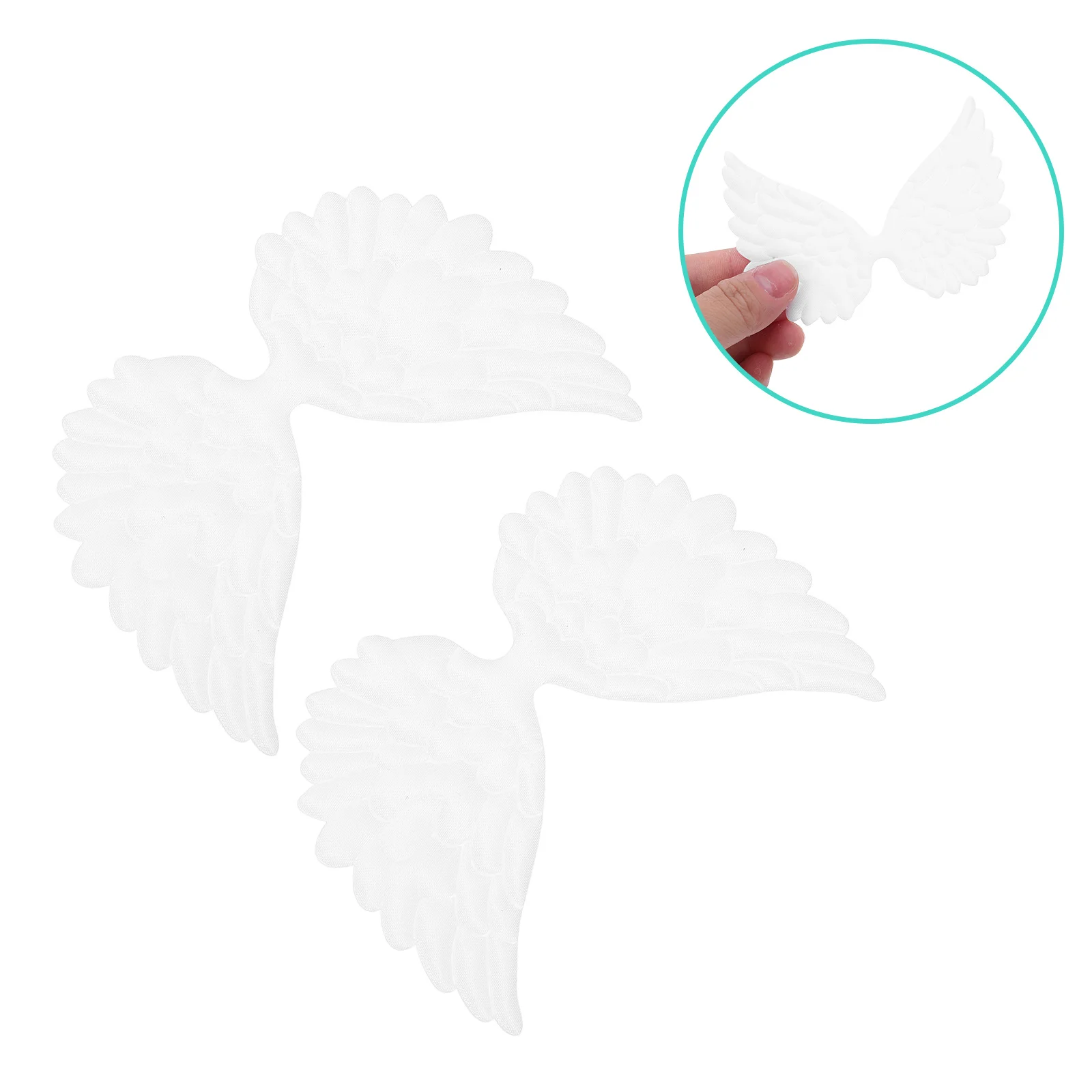 

48Pcs Decorative Wing Patches for Clothes and Crafts Elegant Design for DIY Projects and Performances Wing Patch