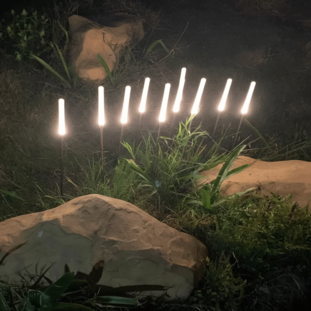 Decoration Waterproof Landscape Lighting Acrylic Frosted Acrylic Rod Garden Lights LED Ground-Mounted Courtyard Lamp Outdoor