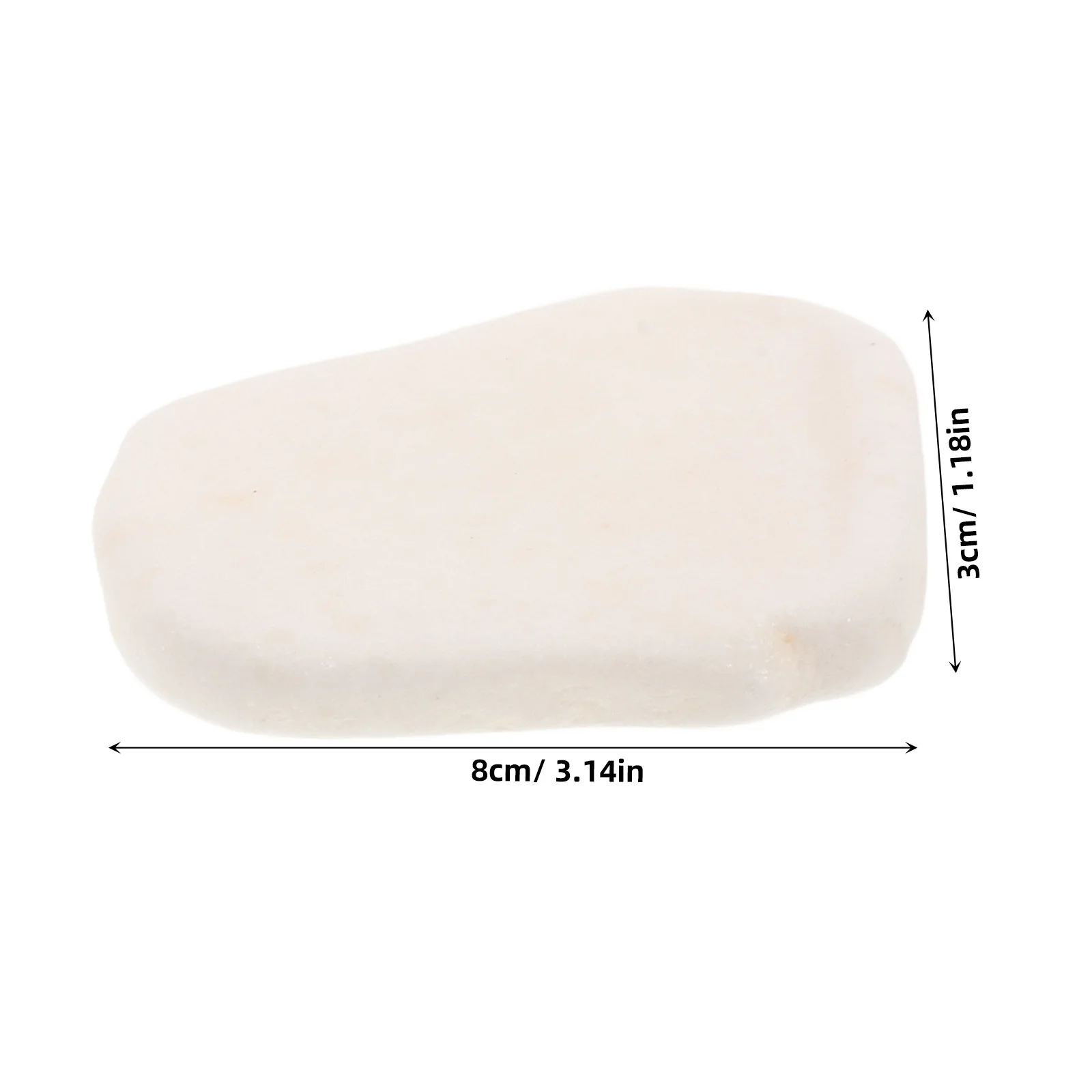 หินเรียบแบนรูปทรงไม่สม่ำเสมอ 6 ชิ้น สำหรับงาน DIY ระบายสี วาดภาพ งานฝีมือ ตกแต่ง หินเติมตู้ปลา ปากกาสำหรับระบายสี