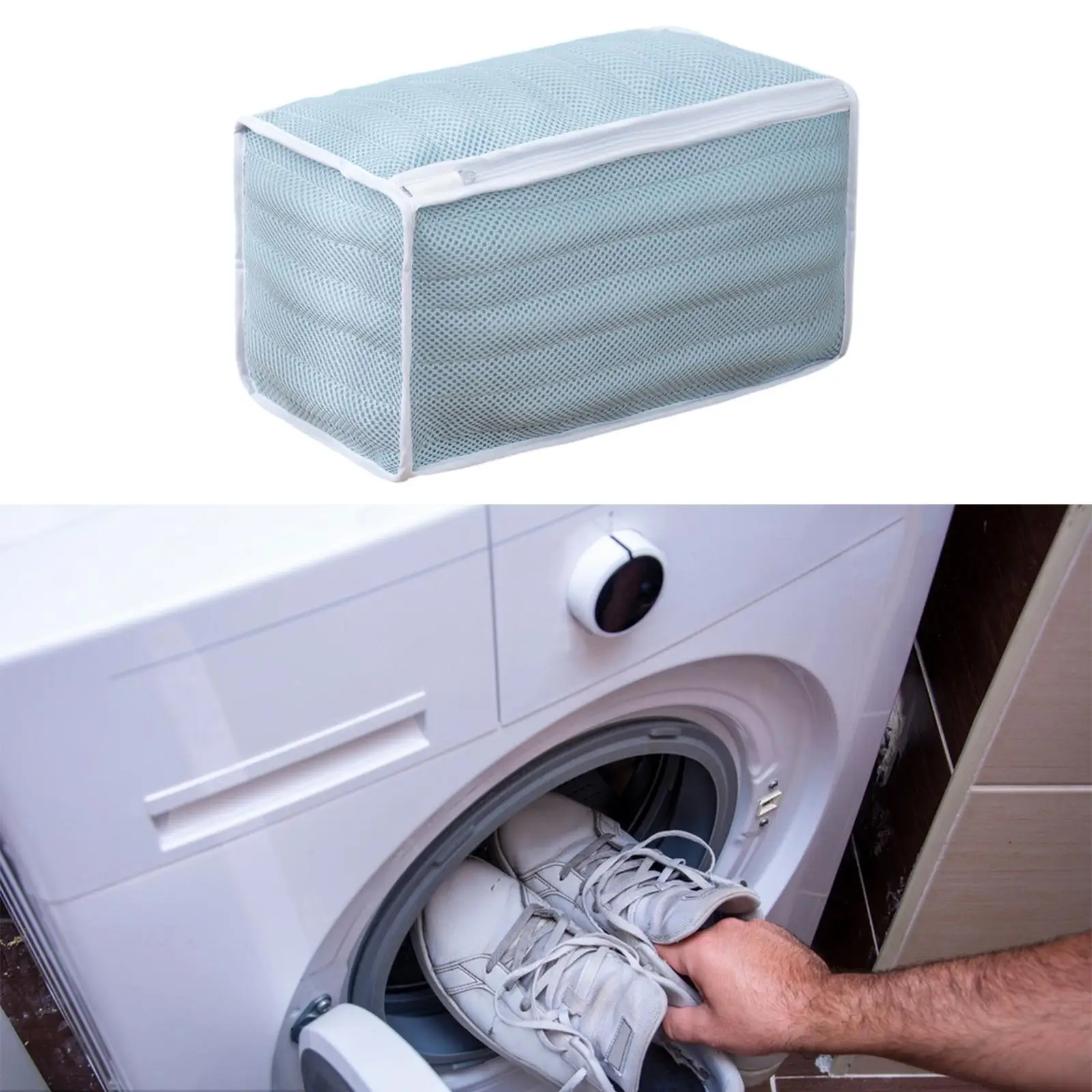 

Shoe Laundry Bag Shoe Cleaning Bag Zippered Reusable Shoe Washing Bag Travel Organizer for Trainers Sneakers Socks Hosiery