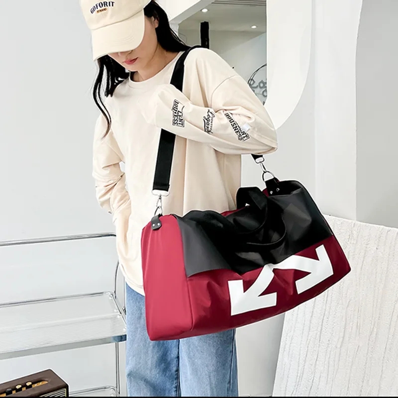 Dry and Wet Separation Fitness Bag Storage Yoga Bag Women Short Distance Travel Men Shoe Position Portable Crossbody