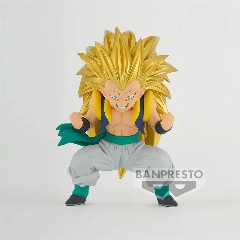 Bandai-figuras de acción de Dragon Ball Z, juguetes originales de Super Saiyan 3 Gotenks, sangre del SAIYANS-SPECIAL, regalo para niños