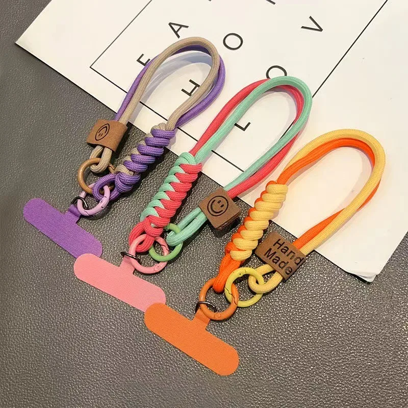British Style Color Collision Mobile Phone Lanyard Anti-loss Cell Phone Wrist Strap Mobile Hang Chain Beads SJGS20 - náhled 5