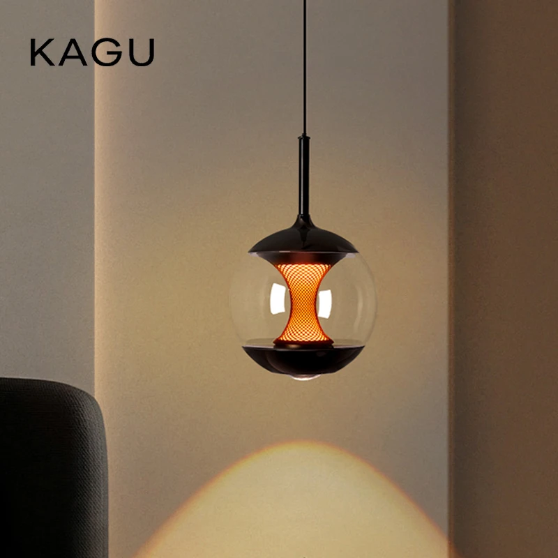 Modern Dimmable Ceiling Italian Glass Pendant Light For Dining Room Bedroom Entryway Round Table