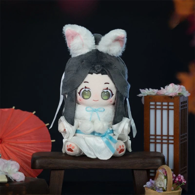 

Tianguan Blessing Comics Official Genuine Co branded 20cm Cotton Doll Surrounding Xie Lian Flower City Dressing Doll Girl Gift