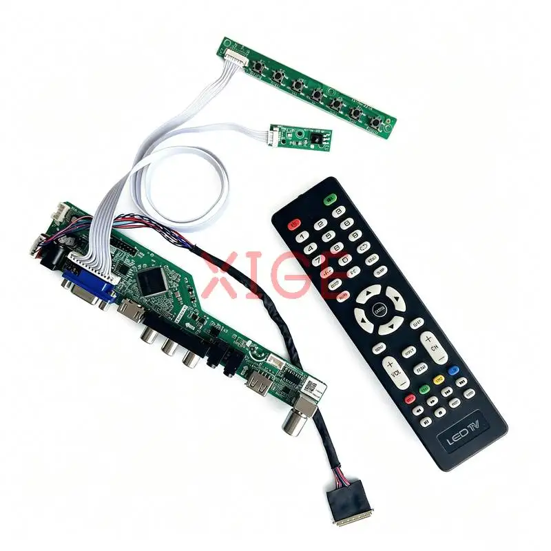 For B133XW03 B133XW04 B133XW02 B133XW01 Controller Board Kit Laptop Display Screen LVDS-40 Pin 1366x768 USB+AV+VGA+HDMI 1366*768
