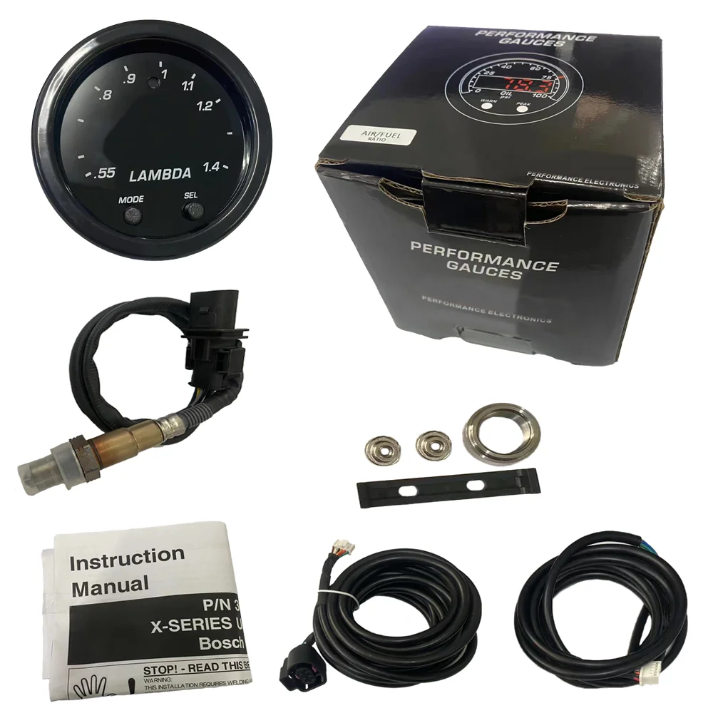 HA Accessories A E M 52mm air/fuel ratio Auto Gauge  Auto Meter with oil Sensors LAMBDA/RATIO Can Change