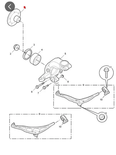 1pcs Control Arm with bushing left / right side for Chinese SAIC ROEWE 550 MG6 Auto car motor parts 10013214 / 30000155